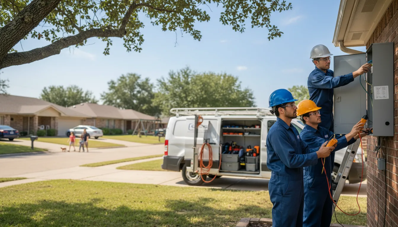 Certified electrician providing emergency electrical services in Joy, IL